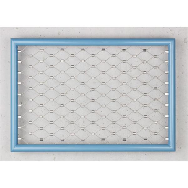 Quality Ss316 60mm Hole Mesh Balustrade Panels 720mm Height for sale