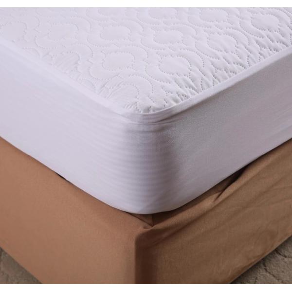 Quality Waterproof Microfiber Memory Foam Mattress Protector Heat Pressing Pattern King Size for sale