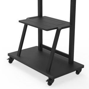 Buy cheap Black Smart Board Floor Stand For 55 Inch 65 Inch LCD TV Screen OEM ODM from wholesalers