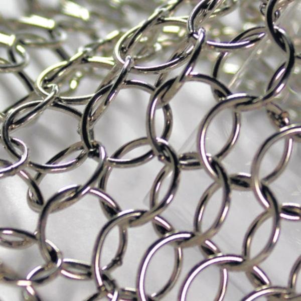 Buy cheap 2mm Wire Metal Ring Mesh Polish / Electroplating / Anodized Surface from wholesalers