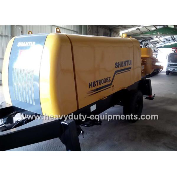 SHANTUI HBT6014 pump trailer adopts PLC control system and integrated switching