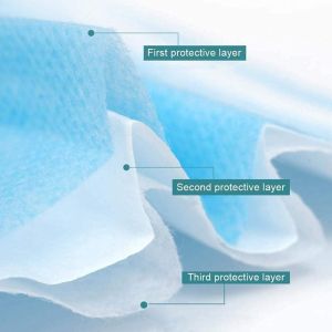 Ear-Loop 3-Ply Disposable Non-Woven Face Mask Against Pollen Dust for Customised