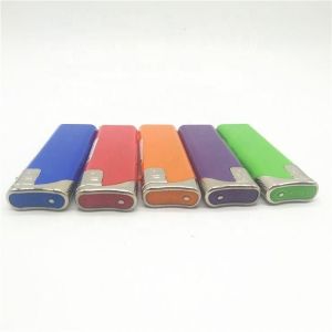 Plastic Jet Torch Custom Colorful Gift Cigarette Lighter Refillable Electric