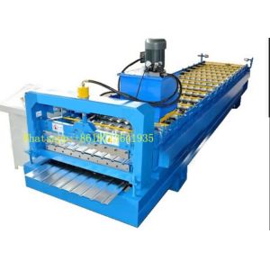 Buy cheap Multi Rib Roof Touchscreen Trapezoidal Roll Forming Machine Plc from wholesalers