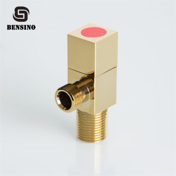 Chrome Plated 90D 1/2 *3/8 0.8Mpa Brass Angle Valve