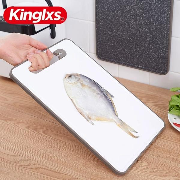 Quality Creative Double-Sided Cutting Board Plastic Household Non-Slip Chopping Board Fruit Cutting Board Imitation Marble for sale