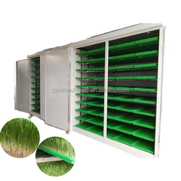 Quality Maximize Fodder Production with High Productivity Hydroponics Microgreen Grow Machines for sale