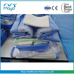 Buy cheap Obstetrics Sterile Caesarean Drape Disposable Surgical Packs With Collection Pouch from wholesalers