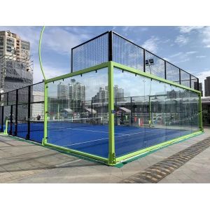 Buy cheap Premium Panoramic Glass Padel Court Professional Grade Tennis Equipment With Full Customization from wholesalers