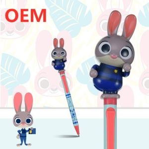 Personalized Eco-friendly cartoon characters plastic ball point pen