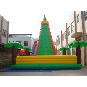 Inflatable Mobile Rock Climbing Wall Sports Game Inflatable Mountain