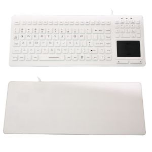 Buy cheap Anti Virus Medical Keyboard With Integrated Touchpad Completely Sealed IP68 Cleanable from wholesalers