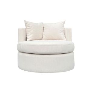 Buy cheap D30 Foam Density Fabric Swivel Chair Colour Beige Swivel Chair from wholesalers