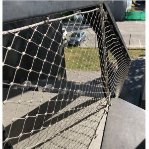 Buy cheap Customized Flexible Stairway Architectural Wire Mesh With Ferrule from wholesalers