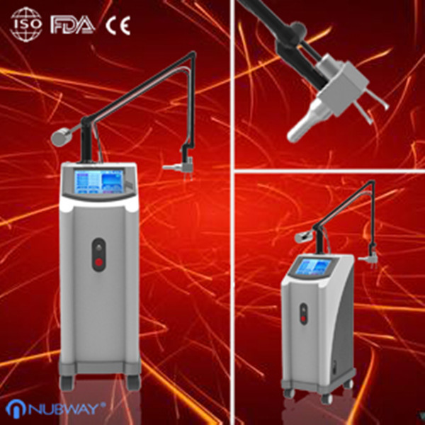 Quality Glass pipe Fractional CO2 Laser Machine NBW-FI with Vaginal handles for sale