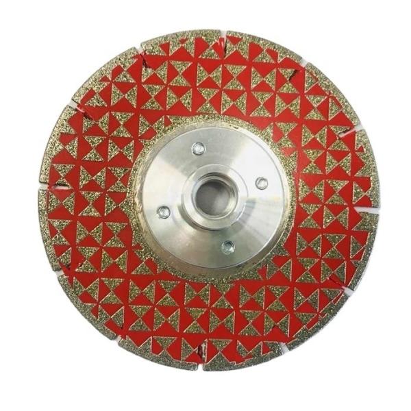 180mm Electroplated Marble Cutting Disc with M14 Flange and Customized OEM