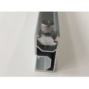 Buy cheap Industrial Aluminum 6063 Customized Solar Mounting Rails With Powder Painting from wholesalers