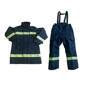 Buy cheap Customized Fireman Suit Four Layers Structure 17000pa Hydrostatic Pressure from wholesalers