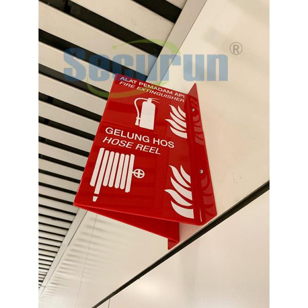 Quality Red Acrylic Photoluminescent Signage Safety Fire Extinguisher oem for sale