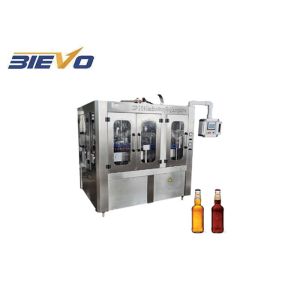 China Crown Cap Glass Bottle Carbonated Drink Filling Machine BGF12-6 on sale