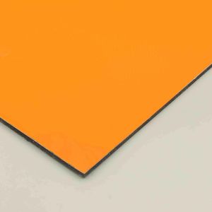 Exterior wall panel ACM with PVDF Coating Orange Aluminum Composite Panel