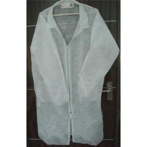 Buy cheap Waterproof Medical Student Disposable Lab Coat Lab Jackets For Doctors Zip Closure from wholesalers