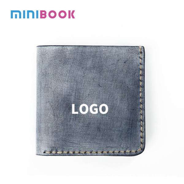 Nylon Lined Retro First-Layer Cowhide Hand-Stitched Small Wallet for Your