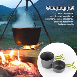 Buy cheap Aluminum Camping Cookware With Lightweight Potand Carry Mesh Bag from wholesalers