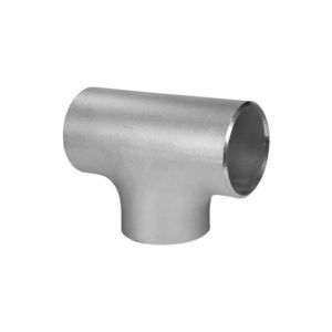 Buy cheap Titanium Alloy ASTM Ti-2Al-2.5Zr Long Radius 8" Reducing Pipe Fitting PE / BE Tee from wholesalers