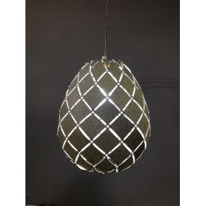 Buy cheap Collapsible E27 Glitter Ball Bedside Lamp Shades Rhombus Pierced from wholesalers