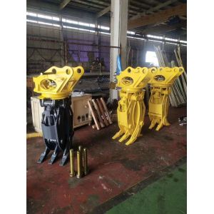 Buy cheap Wooden Hydraulic Rotating Grapples , Q355B Excavator Stone Grapple from wholesalers