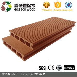 Buy cheap Moisture Proof 25mm WPC Hollow Decking 135 X 25mm Balcony Hard Plastic Deck Boards from wholesalers