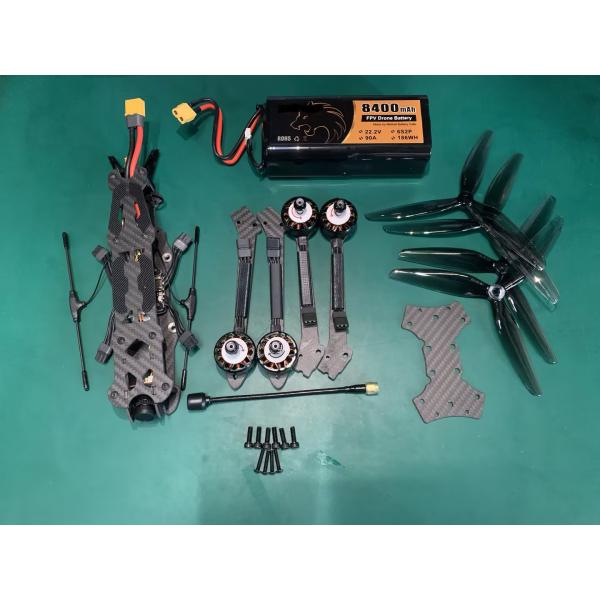 Remote Control FPV Drone Kit 10-13 Inch with Caddx Camera and Foxeer Reaper VTX