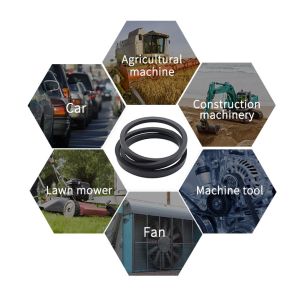 Smooth Surface V Ribbed Drive Belt For Power Transmission