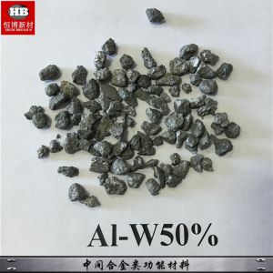 Buy cheap AlW50% Aluminum Tungsten Master Alloy Granules Powders to add metal alloys , enhance aluminum alloy performance from wholesalers