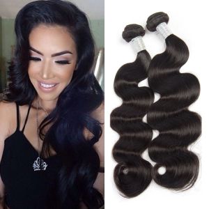 Buy cheap 8A Unprocessed Virgin Peruvian Hair Extensions Body Wave No Nits And No Lice from wholesalers