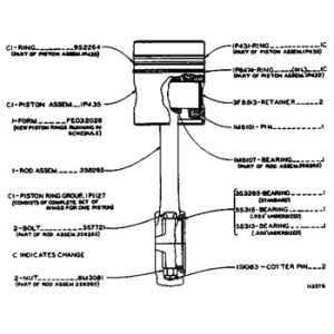 Buy cheap 9N-5407 Ring 9N5407 Piston Body .040 Engine 9T-2547 Cylinder Liner 9T2547 Piston from wholesalers