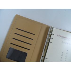 A6 Spiral Notebook Journal Custom Printed Hardcover Matte Lamination Gold Foil