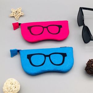Buy cheap Small Irregular Shape Felt Glasses Pouch Good Protective Properties from wholesalers