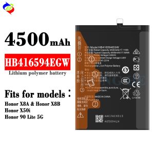 Buy cheap 4500mAh Rechargeable Batteries HB416594EGW for Huawei Honor X50i X8A X8B 90 Lite 5G Mobile Phone from wholesalers