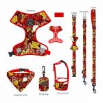 Buy cheap Luxury Dog Collar Leash Harness Set 6 Piece Design Sweat Resistant from wholesalers