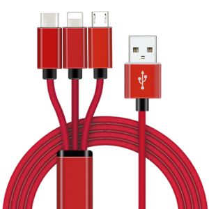 Buy cheap High Light Three In One Charging Cable Aluminum Alloy Housing for IOS Android Devices from wholesalers