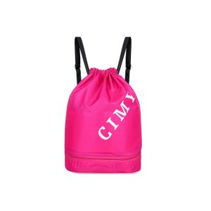 Buy cheap Customized Drawstring Beach Bag , Drawstring Swim Bag With Wet Dry Separation Backpack from wholesalers