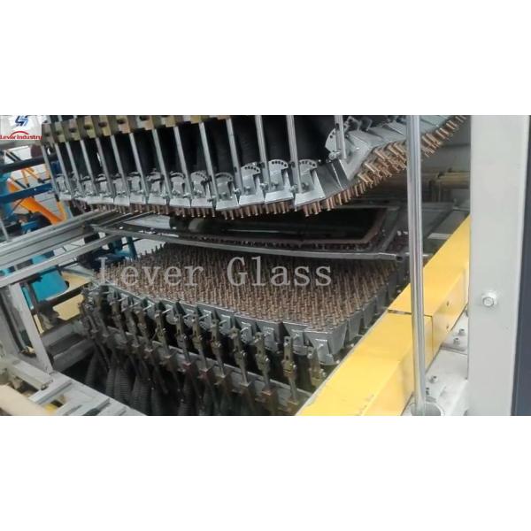 Automotive Rear glass toughening furnace / double curvature glass with moulds