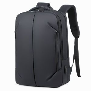 Buy cheap Business Laptop Double Shoulder Bag Large Capacity Multifunctional Men's Backpack with Soft Handle and Plain Pattern Type from wholesalers