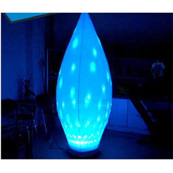 Quality Funny Inflatable Advertising Products 10ft Led Color Candle Wick For Birthday Party for sale