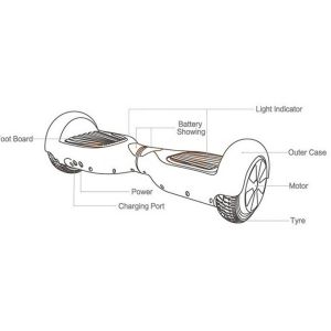 6.5inch Ce RoHS 2 Wheel Eelectric Mobility Scooter