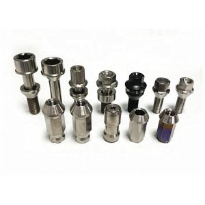 Buy cheap Rainbow Gr5 Titanium Wheel Bolts Fasteners Light Weight Titanium Auto Parts from wholesalers