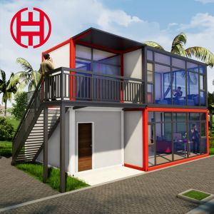 Modern Design Duplex Villas with Customized Color and Detachable 20 Container