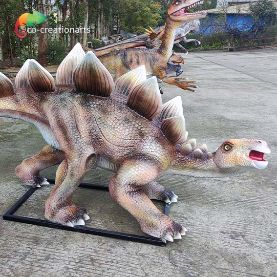 Buy cheap Water Proof Replica Fiberglass Animatronic Animatronic Stegosaurus Statue from wholesalers